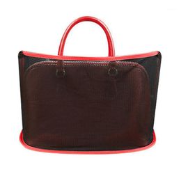 Storage Bags Advinced Car Net Pocket Handbag Holder Organiser Seat Side Mesh Bag Stowing Tidying