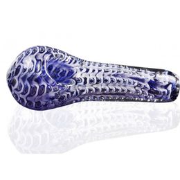 Cool Colorful Portable Innovative Design Pattern Pyrex Thick Glass Bong Smoking Tube Dry Herb Tobacco Oil Rigs Handmade Handpipe DHL Free