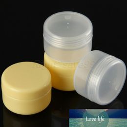 High Quality 5pcs 20ml PP Cream Jar Boxes 20g Empty Plastic Cosmetic Container Small Sample Makeup Sub-bottling with Screw Caps