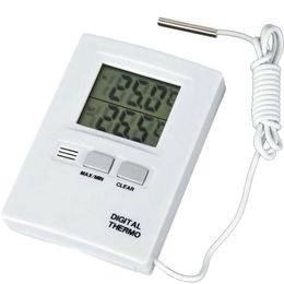 New Indoor Outdoor Digital LCD Display Temperature Humidity Home Wall Mounted Table Thermometer Hygrometer Wholesale -50~70°C DBC BH4155