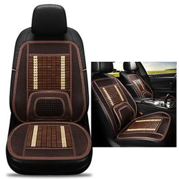 Car Seat Covers Four Seasons With A Single Piece Of Cool Pad Bamboo Cushion Summer Breathable Mat Ventilation1297L