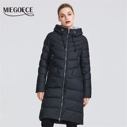 MIEGOFCE New Winter Women's Jacket Coat Simple Women Parkas Warm Winter Women's Coat High-Quality Biological-Down Parkas 201006