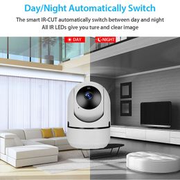 FreeShipping Auto Track 1080P IP Camera P2P NAS RTSP ONVIF Surveillance Security Monitor WiFi Wireless Mini CCTV Indoor Camera