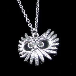 Fashion 30*26mm Big Eye Owl Head Pendant Necklace Link Chain For Female Choker Necklace Creative Jewellery party Gift