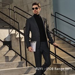 Half Canvas Suit --(FOB Range.001) - MTM men's suit series