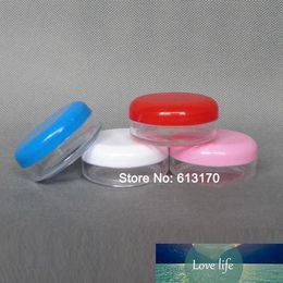 Display Container Cream Pot Jar Cosmetic Packaging Plastic 100pcs/lot 15g Clear Pink, Blue 15ml Empty High Quality Sample Free