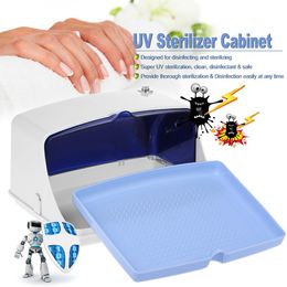 5W UV Sterilizer Cabinet Multifunctional Disinfection Clean Tool Professional Nail Art Equipment Tray Temperature Sterilizer Tool
