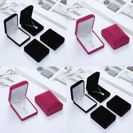 Flannelette Womens Ornament Storage Container Multicolor Velvet Pendant Jewelry Box Christmas Day Gift High Quality New Arrival 2 4ff L2