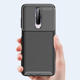 Carbon Fibre Back Cases For Xiaomi Mi Poco F2 Pro, Shockproof TPU Cell Phone Cover For Redmi K20 K30 Note 9 Pro 9s 8t 10x Pro 5g