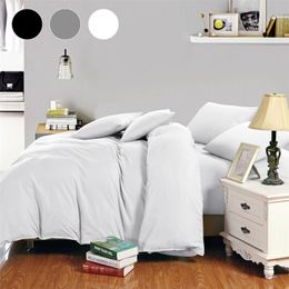 Russia Spain Bedding Set Europe Queen Double King Single Luxury Duvet Cover Set Bed Linen Set White Black Grey BedClothes 201209