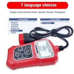 KONNWEI Tools KW310 OBD2 Scanner for Auto OBD 2 Car Diagnostic Tool Automotive Russian313w