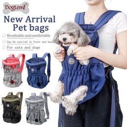 Pet dog carrying backpack travel Shoulder large Bags carrier Front Chest Holder for puppy Chihuahua Pet Dogs Cat accessories #FS LJ201201