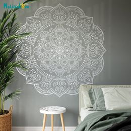 Large Mandala Wall Art Decal Yoga Studio Decoration Flower Mandala Bedroom Living Room Decor Wallpaper BA697-1 201201