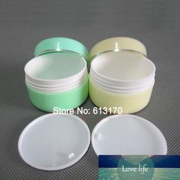 Cosmetic Container Ointment Tins Cream Jar with Silver 50pcs 50g 50ml Plastic White,yellow, Green Empty Day Refillable Inner
