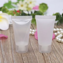 Refillable 100ml Plastic Soft Bottle Empty Facial Cleanser Cosmetic Cream Squeeze Tube Shampoo Lotion Container WB3404