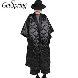 GRTSRING Women Winter Coat Oversize Modified Robe Long Wide Cotton Parka Overcoat Warm Jackets 201027