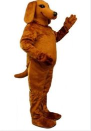 2018 Factory direct sale Big brown dog Mascot Costumes Cartoon Character Adult Sz