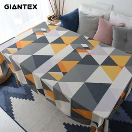 Kitchen Waterproof Table Cloth Cotton Tablecloth Rectangular Tablecloths Dining Table Cover Obrus Tafelkleed mantel mesa nappe T200707