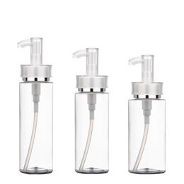 2022 new 120ml 160ml 200ml Plastic cosmetic packaging PET lotion pump bottle high-end sub-bottling acrylic pump bottle hot