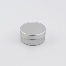 5g 10g Empty Round Aluminum Lip Balm Tins For Cosmetic Packaging Silver Metal Jar Container Cream Bottle With Lid