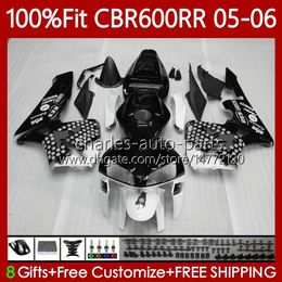 Injection Mould Fairings For HONDA CBR 600RR 600F5 600CC 2005-2006 Graffiti grey Body 72No.322 CBR600 CBR 600 CC F5 RR F 5 2005 2006 CBR600F5 CBR600RR 05 06 OEM Bodywork