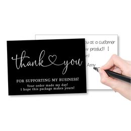 30 PCS Thank You Card for Your Order Card Supporting Business Small Shop Gift Decoration Greeting 1222070