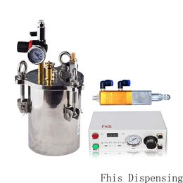 2L Pressure Barrel Automatic Dispenser Single Liquid Back Filling Quantitative Dispensing Potting Dispensing Valve