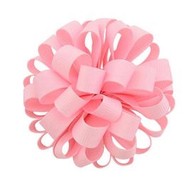 2020 new Baby Hairband Floral Girl Rubber Band Hair Ties Rope Solid Flower Children Ponytail Holder Cute Headwear Hair Accessories