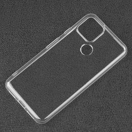 Clear Soft Slim Fit Transparent Silicone Flexible Shockproof TPU Bumper Cover for Google Pixel 5/Pixel 5 XL/Pixel 4A