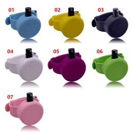 New Style Hand Sanitizer Bracelet Silicone Reusable Refillable Wristband Liquid Soap Hand Sanitizer Bracelet Wearable Gel Holder IIA718