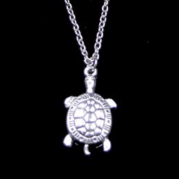 Fashion 30*15mm Tortoise Turtle Sea Pendant Necklace Link Chain For Female Choker Necklace Creative Jewellery party Gift