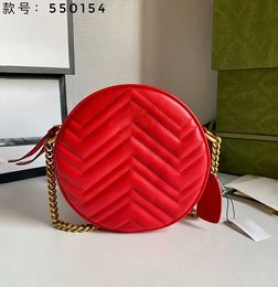 Novelty Newset Women Lady Messenger Bags Love heart V Wave Pattern Satchel Genuine Leather Shoulder Bag Chain Handbags Purse 18-18-6.5cm