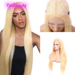 Peruvian Blonde Color 13X6 T-shaped Wig 10-30inch Virgin Hair 13 By 6 Capless Wigs Yirubeauty 100% Human Hair