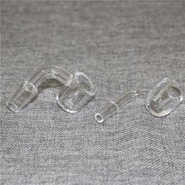 4mm Thick Quartz Banger Nail With Female Male 10mm 14mm 18mm 45 90 Degree Domeless Quartz Nail for Water Pipes