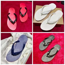 High quality flip flop slippers black white fashion sneakers summer beach slide shoes men women sandals Flip Flops chaussures trainers with box 1978 001