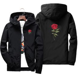 Spring Summer Rose Jacket For Men and Women Coat US Size XS-XXXL 201124