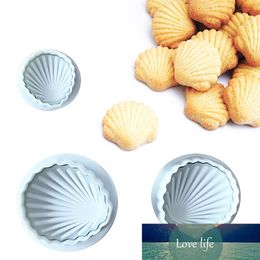 3Pcs/set White Big Famous Sea Shell Shape 3D Fondant Cake Mould Tools Bakeware Fondant Mould Cookies Cutter Stamp Cake tool #25