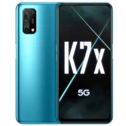 Original Oppo K7X 5G Mobile Phone 6GB RAM 128GB ROM MTK Dimensity 720 Octa Core Android 6.5" Full Screen 48.0MP AI 5000mAh Fingerprint ID Smart Cell Phone