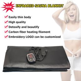 far infrared lymph drainage slimming sauna blanket heating blanket keeps fat away detox body slim