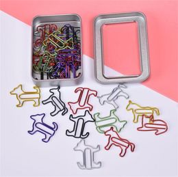 Mixed Multicolor Paper Clips 3 Styles Cute Animal Shapes Office Clips for Scrapbooks Bookmark School Notebook Paperclip