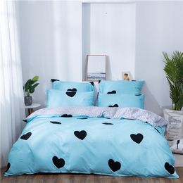 Hot Selling X Printed Solid bedding sets Home Bedding Set 4-7pcs High Quality Lovely Pattern with Star tree flower LJ201127