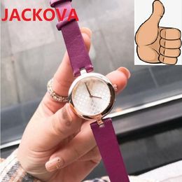 Fashoin women red leather small watch quartz movement iced out watchs high quality dress lady clock montre de luxe