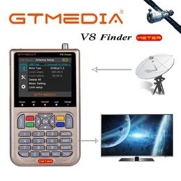 V8 Finder Metre SatFinder Digital Satellite Finder DVB S/S2/S2X HD 1080P Receptor TV Signal Receiver Sat Decoder Location Finder