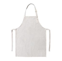 50pcs Sublimation DIY White Blank Cotton Linen Children apron size 60X42cm