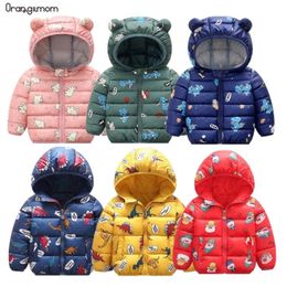 2020 Spring light korean girls jacket for girl coat with hoodies ear teenage boys clothing 9 colours cartoon clothes children LJ200828