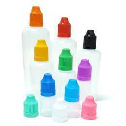 100ML Plastic Dropper Bottles With Childproof Cap & Long Thin Tip 500PCS/LOT Used To Dispense Most Liquid E Cig Oil Bottle