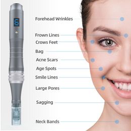 Dermapen Dr. Pen M8 Microneedling Pen Electric Cordless Auto Micro Needle Skin Care Tool Kit for Face Body 6pcs Cartridges Fast Delivery