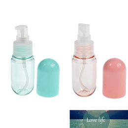 1 PC 40ml Refillable Spray Bottle Clear Perfume Shampoo Lotion Bottles Travel Cosmetic Liquid Press Pump Spray Container