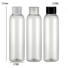 30 X 120ml Empty Outdoors' Portable Refillable Clear Plastic Cream Bottle With Cap Insert 30m,60ml,100ml is available