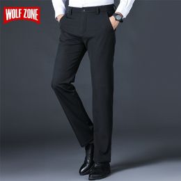 Fashions Brand Pants Men Spring Summer Classic Mens Black Business Casual Trousers Big Size 29-40 201109